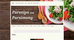 Desktop Screenshot of parsnipsandparsimony.com
